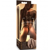 Коричневый мастубратор-вагина Nicole s Kitty - Blush Novelties - в Одинцово купить с доставкой