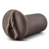 Коричневый мастубратор-вагина Nicole s Kitty - Blush Novelties - в Одинцово купить с доставкой