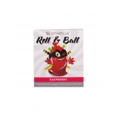 Стимулирующий презерватив-насадка Roll   Ball Raspberry - Sitabella - купить с доставкой в Одинцово