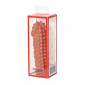Телесная насадка на фаллос с бугорками KOKOS Extreme Sleeve 10 - 15,8 см. - KOKOS - в Одинцово купить с доставкой