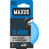 Классические презервативы в железном кейсе MAXUS Classic - 3 шт. - Maxus - купить с доставкой в Одинцово