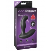 Черный массажер простаты Electro Stim Prostate Vibe с электростимуляцией - 13,3 см. - Pipedream - купить с доставкой в Одинцово