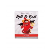 Стимулирующий презерватив-насадка Roll   Ball Cherry - Sitabella - купить с доставкой в Одинцово
