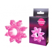 Розовое эрекционное кольцо Cockring star - Erowoman-Eroman - в Одинцово купить с доставкой