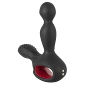 Черный вибромассажер простаты с нагревом и ротацией Prostate Plug - 14,5 см. - Orion - в Одинцово купить с доставкой