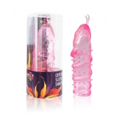 Закрытая рельефная насадка Crystal sleeve snakes в виде змеи с усиками - 14 см. - Erowoman-Eroman - в Одинцово купить с доставкой