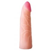 Фаллическая насадка на трусики харнесс - 17,5 см. - LOVETOY (А-Полимер) - купить с доставкой в Одинцово
