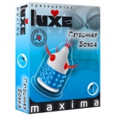 Презерватив LUXE Maxima  Глубинная бомба  - 1 шт. - Luxe - купить с доставкой в Одинцово
