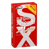 Утолщенные презервативы Sagami Xtreme Feel Long с точками - 10 шт. - Sagami - купить с доставкой в Одинцово