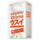 Ультратонкие презервативы Sagami Xtreme SUPERTHIN - 15 шт. - Sagami - купить с доставкой в Одинцово