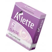 Классические презервативы Arlette Classic - 3 шт. - Arlette - купить с доставкой в Одинцово