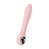 Розовый силиконовый вибратор с электростимуляцией GALVANI VIBE - 21 см. - ToyFa - купить с доставкой в Одинцово