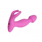 Розовый стимулятор простаты с усиками - 15 см. - 4sexdreaM - в Одинцово купить с доставкой