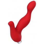 Красный силиконовый вибростимулятор простаты Proman - 12,5 см. - ToyFa - в Одинцово купить с доставкой