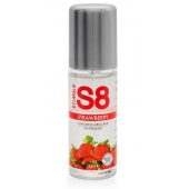 Смазка на водной основе S8 Flavored Lube со вкусом клубники - 125 мл. - Stimul8 - купить с доставкой в Одинцово
