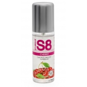 Смазка на водной основе S8 Flavored Lube со вкусом вишни - 125 мл. - Stimul8 - купить с доставкой в Одинцово