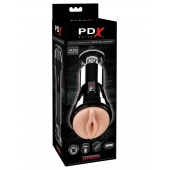 Телесный вибромастурбатор-вагина Cock Compressor Vibrating Stroker - Pipedream - в Одинцово купить с доставкой