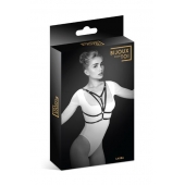 Черная упряжь на грудь Laura - Bijoux Pour Toi - купить с доставкой в Одинцово
