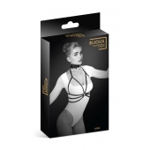 Черная упряжь на грудь Julia - Bijoux Pour Toi - купить с доставкой в Одинцово