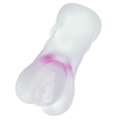 Прозрачный реалистичный мастурбатор Juicy Pussy Crystal Rose - ToyFa - в Одинцово купить с доставкой