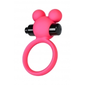 Розовое виброкольцо на пенис A-Toys - A-toys - в Одинцово купить с доставкой