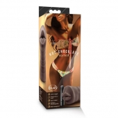 Коричневый мастурбатор-ротик Heather - Blush Novelties - в Одинцово купить с доставкой