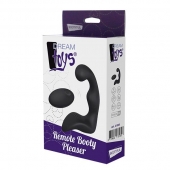 Черный вибромассажер простаты REMOTE BOOTY PLEASER - Dream Toys - в Одинцово купить с доставкой
