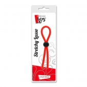 Красное эрекционное лассо с одной бусинкой-утяжкой STRETCHY THICK LASSO - Dream Toys - в Одинцово купить с доставкой