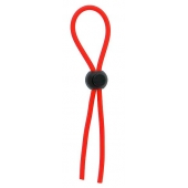 Красное эрекционное лассо с одной бусинкой-утяжкой STRETCHY THICK LASSO - Dream Toys - в Одинцово купить с доставкой