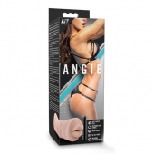 Телесный мастурбатор-ротик Angie - Blush Novelties - в Одинцово купить с доставкой