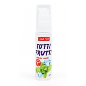 Гель-смазка Tutti-frutti со вкусом сладкой мяты - 30 гр. - Биоритм - купить с доставкой в Одинцово