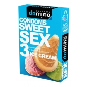 Презервативы для орального секса DOMINO Sweet Sex с ароматом мороженого - 3 шт. - Domino - купить с доставкой в Одинцово