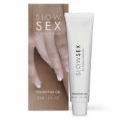Гель для мастурбации с ароматом кокоса Slow Sex Finger Play Gel - 30 мл. - Bijoux Indiscrets - купить с доставкой в Одинцово