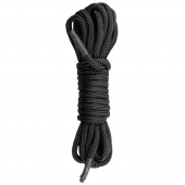 Черная веревка для бондажа Easytoys Bondage Rope - 5 м. - Easy toys - купить с доставкой в Одинцово