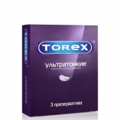 Презервативы Torex  Ультратонкие  - 3 шт. - Torex - купить с доставкой в Одинцово