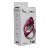 Бордовое эрекционное виброкольцо Pure Passion Midnight - Lola Games - в Одинцово купить с доставкой