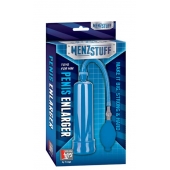 Синяя вакуумная помпа MENZSTUFF PENIS ENLARGER - Dream Toys - в Одинцово купить с доставкой
