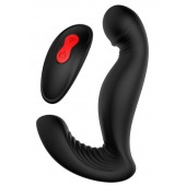 Черный вибромассажер простаты SWIRLING P-PLEASER - Dream Toys - в Одинцово купить с доставкой