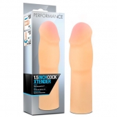 Телесная насадка-удлинитель на пенис PERFORMANCE 1.5INCH COCK XTENDER - 16 см. - Blush Novelties - в Одинцово купить с доставкой