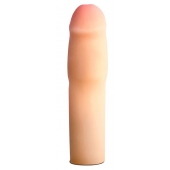 Телесная насадка-удлинитель на пенис PERFORMANCE 1.5INCH COCK XTENDER - 16 см. - Blush Novelties - в Одинцово купить с доставкой