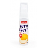 Гель-смазка Tutti-frutti со вкусом сочной дыни - 30 гр. - Биоритм - купить с доставкой в Одинцово