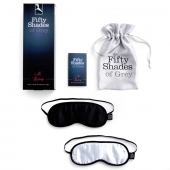 Набор из двух масок на глаза Soft Blindfold Twin Pack - Fifty Shades of Grey - купить с доставкой в Одинцово