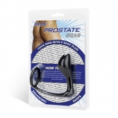 Стимулятор простаты с фиксацией эрекционным кольцом Prostate Gear - BlueLine - в Одинцово купить с доставкой