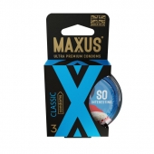 Классические презервативы в пластиковом кейсе MAXUS Classic - 3 шт. - Maxus - купить с доставкой в Одинцово