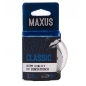 Классические презервативы в пластиковом кейсе MAXUS Classic - 3 шт. - Maxus - купить с доставкой в Одинцово