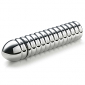 Рельефный фаллос для интенсивного электросекса Groovey George - 20 см. - MyStim - купить с доставкой в Одинцово