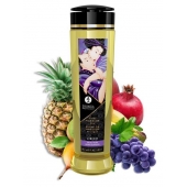 Массажное масло Libido Exotic Fruits с ароматом экзотических фруктов - 240 мл. - Shunga - купить с доставкой в Одинцово