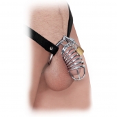Кольцо верности Extreme Chastity Belt с фиксацией головки - Pipedream - купить с доставкой в Одинцово