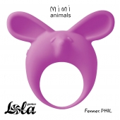 Фиолетовое эрекционное кольцо Fennec Phil - Lola Games - в Одинцово купить с доставкой