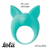 Зеленое эрекционное кольцо Kitten Kyle - Lola Games - в Одинцово купить с доставкой